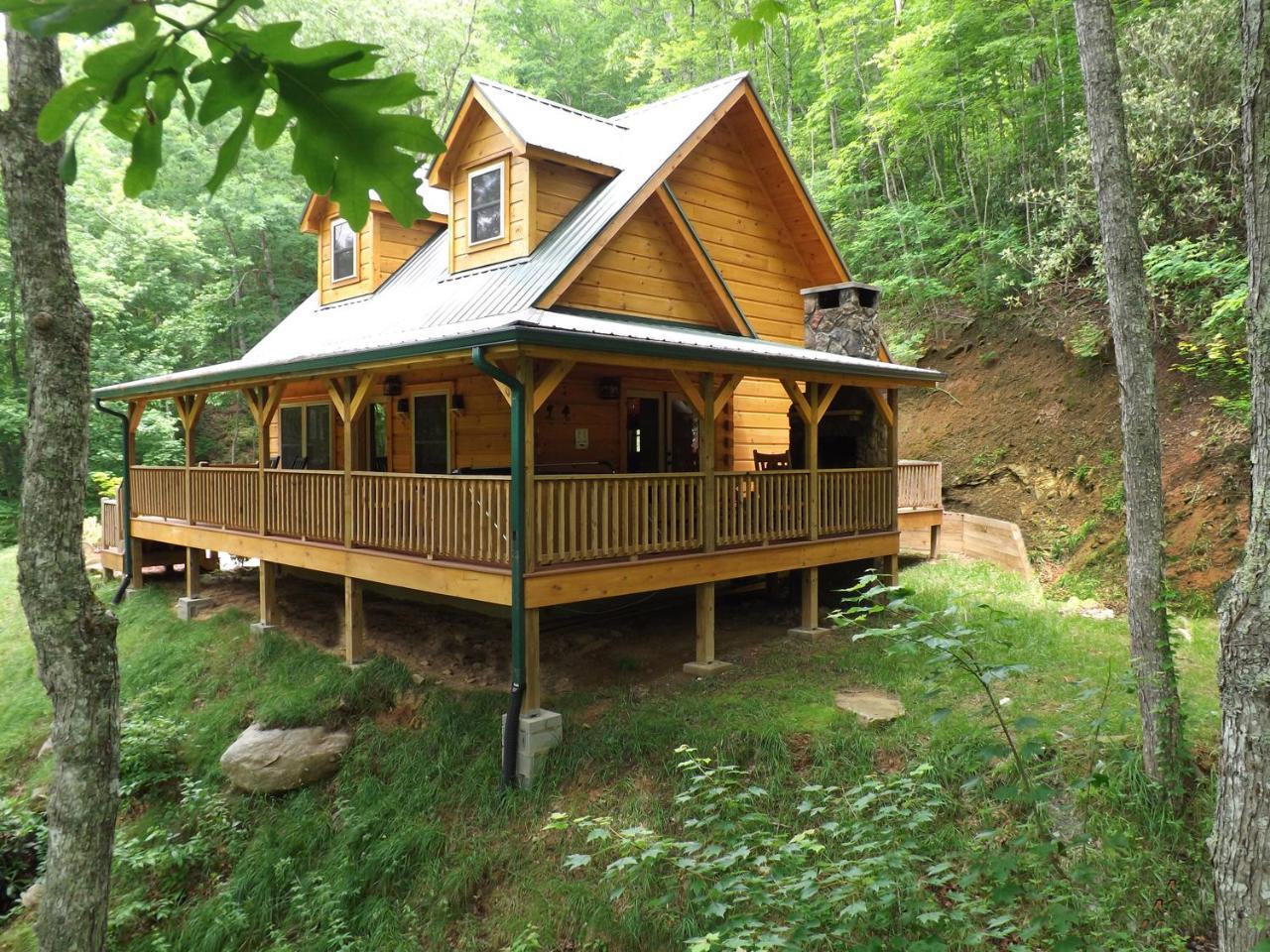 Cherokee Mountain Cabins Llc Hotel Topton ภายนอก รูปภาพ